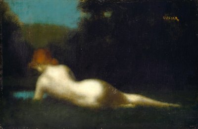 Reclining Nude by Jean Jacques Henner
